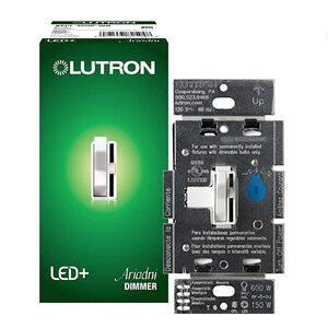 New Lutron Ariadni/Toggler LED Dimmer 150-Watt, Single-Pole/3-Way | AYCL-153P-WH